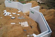 ICF Angle Walls