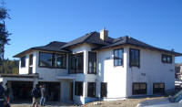 Quad-Lock Insulating Concrete Forms - Residence before Finish is applied